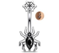OUFER Body Piercing Bauchnabelpiercing Halloween 14G 10mm Navel Ring