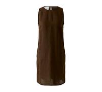 Oui - Ärmelloses Minikleid mit geradem Schnitt braun - Gr. - 40
