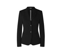 Oui Damen Blazer CLOYEE Heavy Jersey tailliert geschnitten Uni Business, Freizeit, Festlich V-Ausschnitt Reverskragen Jersey