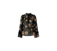 Oui - Bluse black red - Gr. - 36