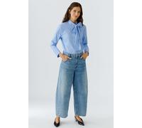 Oui - Bluse blue white - Gr. - 38