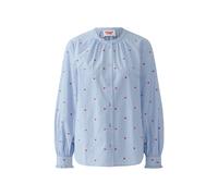 Oui - Bluse dk blue red - Gr. - 42