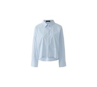 Oui - Bluse lt blue white - Gr. - 38