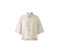 Oui - Bluse reines Leinen beige - Gr. - 40