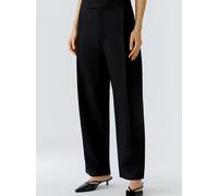 Oui Bundfaltenhose Damen schwarz, 36