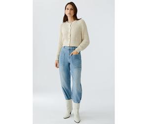 Oui Cardigan in Creme - Größe 36 | Damen Pullover Cardigans