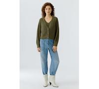 Oui Cardigan in Khaki - Größe 46 | Damen Pullover Cardigans