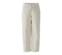 Oui - Cordhose Barrel Fit offwhite - Gr. - 38