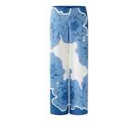 Oui - Culotte mit Blumenmuster blau - Gr. - 38