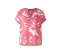 Oui Damen Blusenshirt Viskosepatch lässig geschnitten Alloverprint