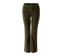 Oui Damen Cordhose THE Cropped Bootcut fit Uni