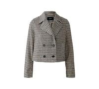 Oui Damen Jacke boxy geschnitten Hahnentritt