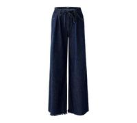 Oui Damen Jeans The Palazzo Wide Leg, Long Relaxed fit Gewaschen