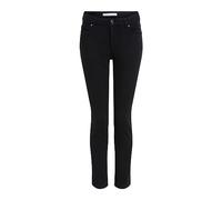 Oui Damen Jeggings BAXTOR Cropped mid Waist, Slim fit Slim fit Uni