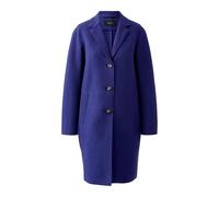 Oui Damen Mantel MAYSON Boiled Wool - reine Schurwolle gerade geschnitten Uni