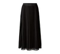 Oui Damen Maxirock Meshplissée tailliert geschnitten Uni Festlich, Freizeit Mesh