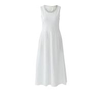Oui Damen Midikleid tailliert geschnitten Uni