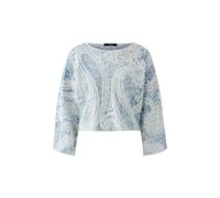 Oui - Pullover lt blue white - Gr. - 40