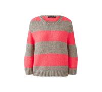 Oui Damen Pullover ESMY lässig geschnitten Gestreift