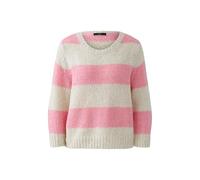Oui Damen Pullover ESMY lässig geschnitten Gestreift