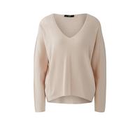 Oui Pullover mit V-Ausschnitt Modell 'FREYJA' in Hellrosa, Größe 42