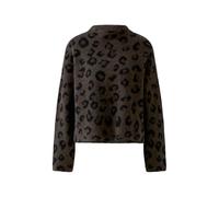 Oui - Pullover dk brown grey - Gr. - 42