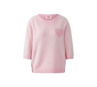 Oui Damen Pullover lässig geschnitten Bi Color