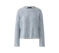 Oui Damen Pullover lässig geschnitten Geometrical