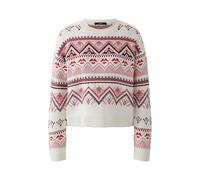 Oui Damen Pullover lässig geschnitten Norweger