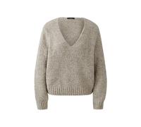 Oui Damen Pullover lässig geschnitten Uni