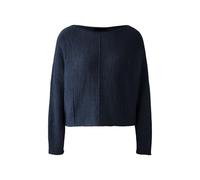 Oui Damen Pullover lässig geschnitten Uni