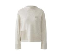 Oui Damen Pullover lässig geschnitten Uni