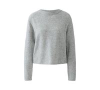 Ouí Pullover lässig geschnitten uni Damen Grau Größe 40
