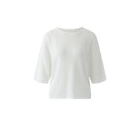 Oui Damen Pullover lässig geschnitten Uni
