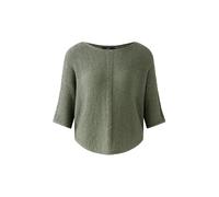 Oui Damen Pullover oversized geschnitten Uni