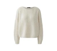 Oui Damen Pullover oversized geschnitten Uni