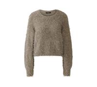 Oui Damen Pullover schmal geschnitten Uni