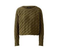 Ouí Pullover SIRAH boxy geschnitten burnt olive Damen Größe 36