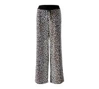 Oui Damen Schlupfhose Silky Touch Qualität Relaxed fit Animalprint
