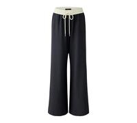 Oui Damen Stoffhose Relaxed fit Uni
