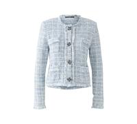 Oui Damen Strickjacke Baumwollmischung schmal geschnitten Sonstige