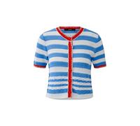 Oui - Strickjacke lt blue rose - Gr. - 36