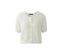 Oui Damen Strickjacke schmal geschnitten Uni