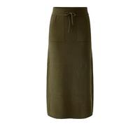 Oui Damen Strickrock gerade geschnitten Uni