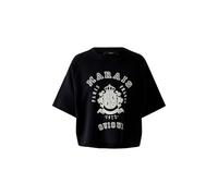 Oui Damen Sweatshirt oversized geschnitten Platziertes Motiv