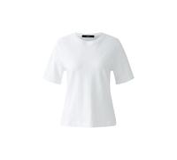 Oui Damen T-Shirt SVEHA Reine Baumwolle gerade geschnitten Uni