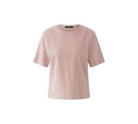 Oui Damen T-Shirt SVEHA Reine Baumwolle gerade geschnitten Uni