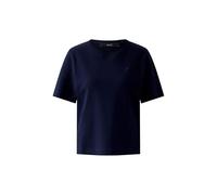 Oui Damen T-Shirt SVEHA Reine Baumwolle gerade geschnitten Uni