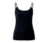 Oui Damen Top Baumwoll- Modalmischung schmal geschnitten Uni