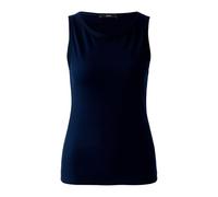 Oui - FILIZ Top elastische Viskoserippe darkblue - Gr. - 36